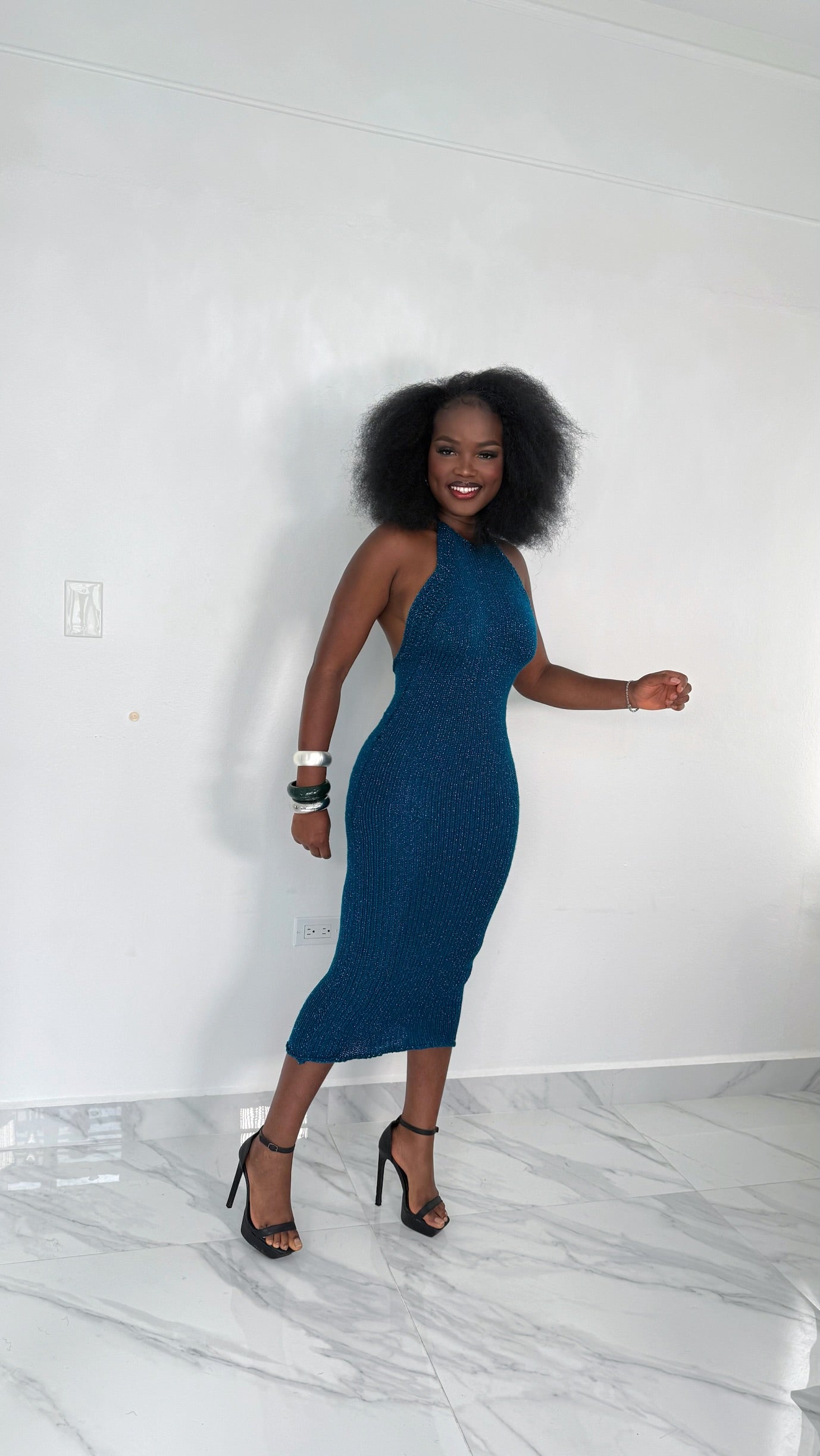 Halo knit dress