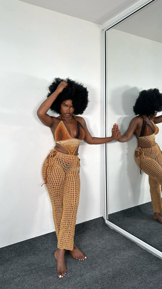 Brownie one piece with pants