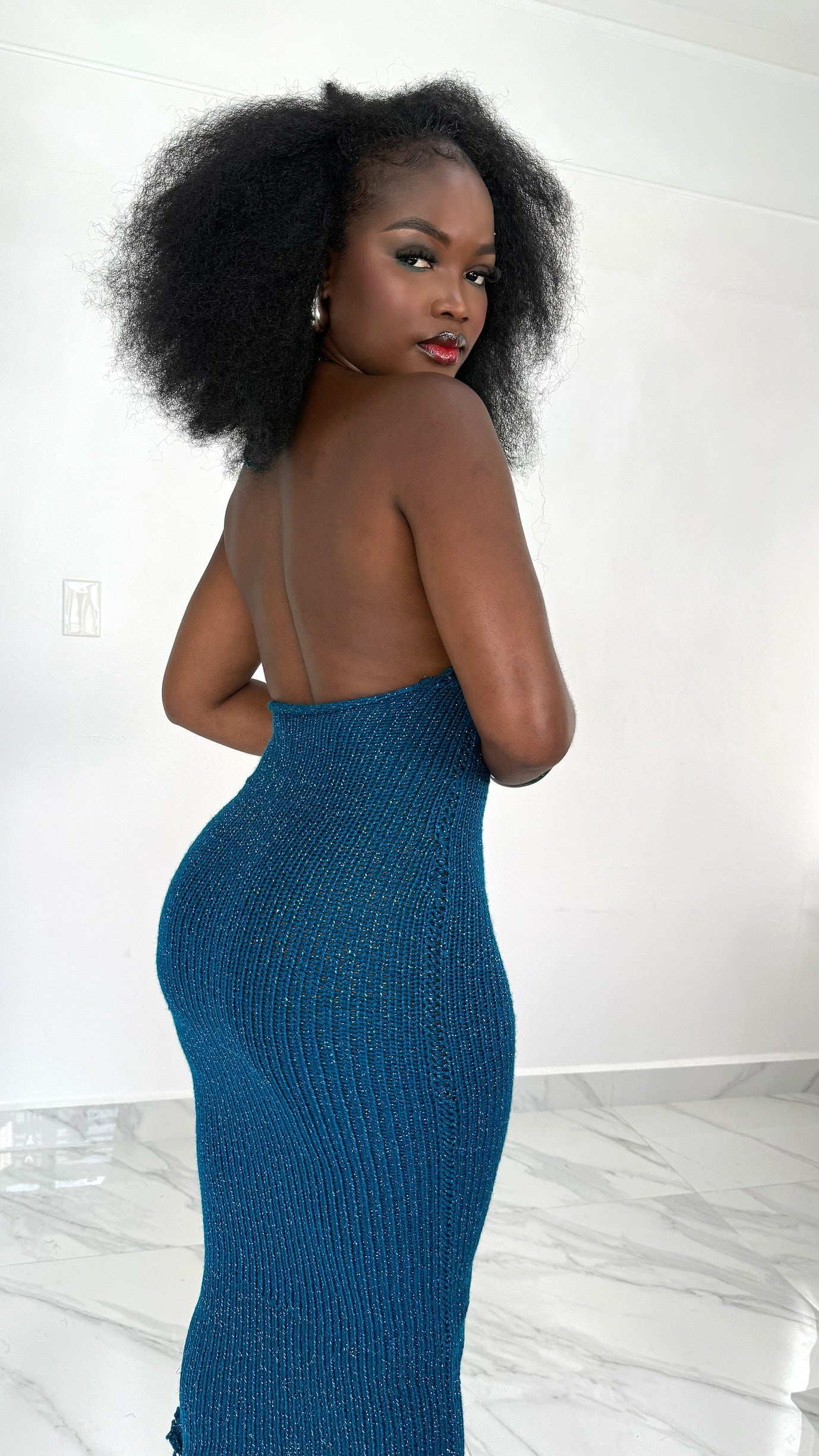 Halo knit dress
