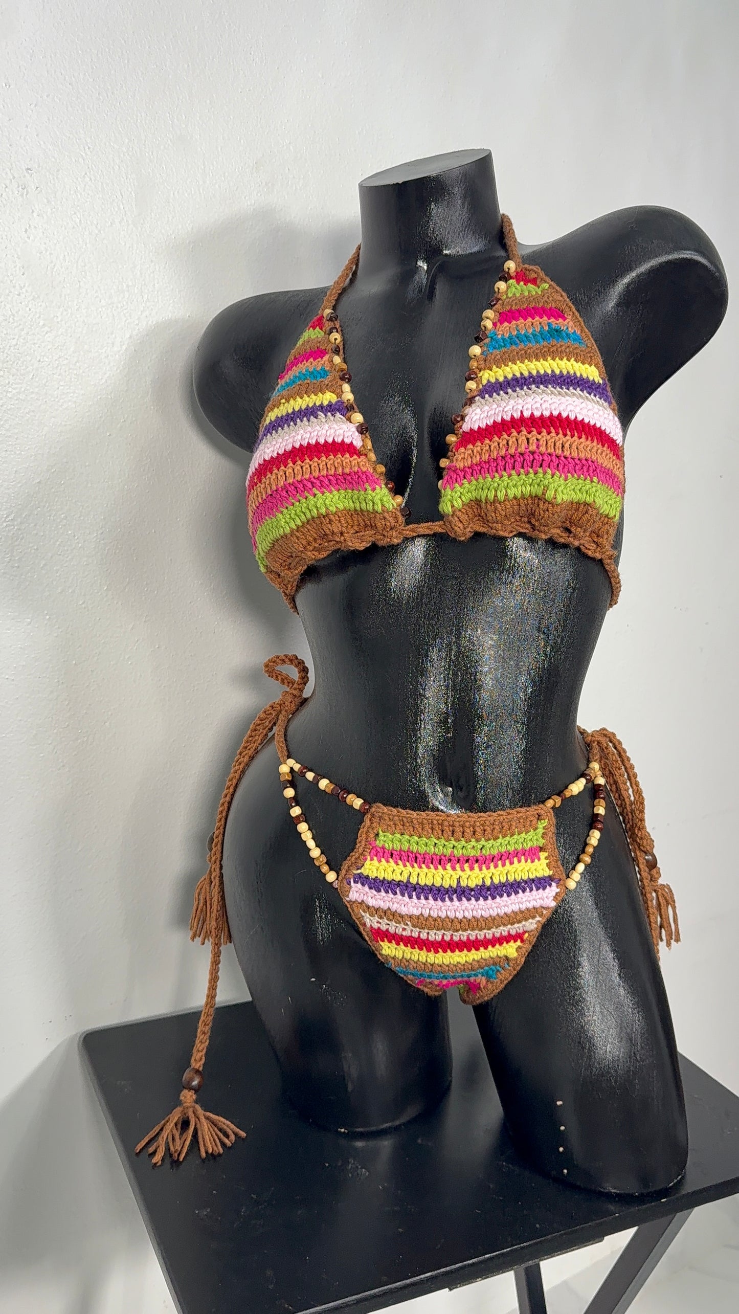 Sahara Sunset crochet bikini