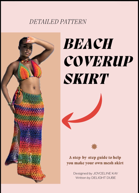 Crochet Beach skirt pattern