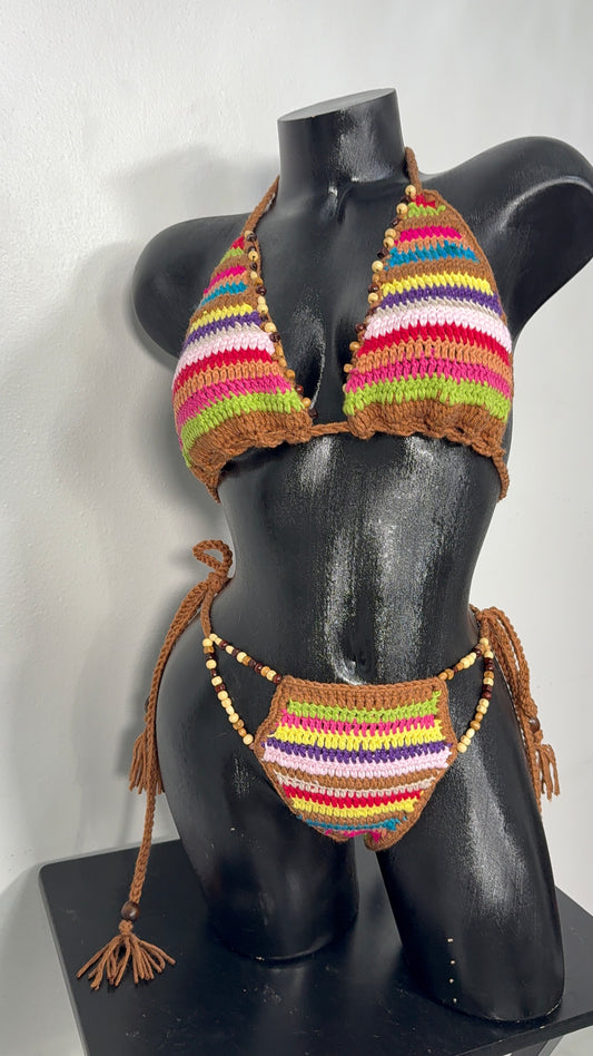 Sahara Sunset crochet bikini