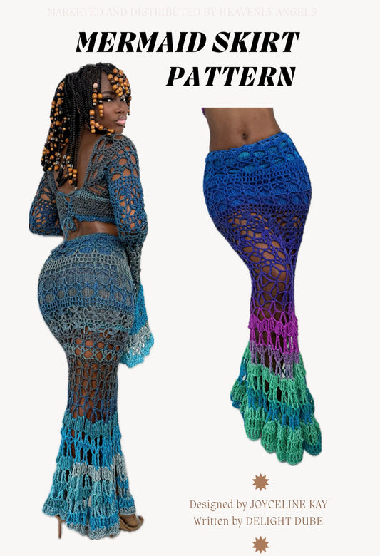 Crochet Mermaid skirt pattern